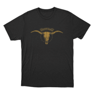 Dutton Ranch Barbed Wire Skull Unisex T Shirt Black