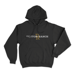 Dutton Ranch Logo Unisex Hoodie Black