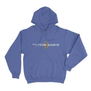 Dutton Ranch Logo Unisex Hoodie Blue