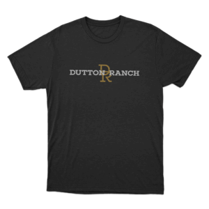 Dutton Ranch Logo Unisex T Shirt Black