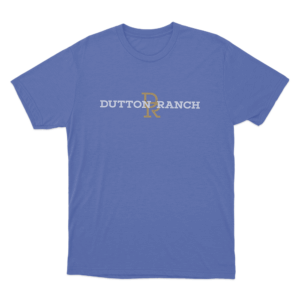 Dutton Ranch Logo Unisex T Shirt Blue