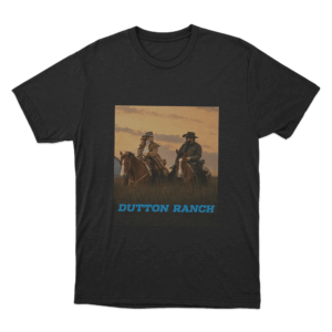 Dutton Ranch Sunset Ride Unisex T Shirt Black