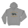 Yellowstone Dutton Ranch Bison Unisex Hoodie Grey