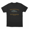 Yellowstone Dutton Ranch Bison Unisex T Shirt Black