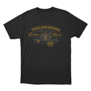 Yellowstone Dutton Ranch Unisex T Shirt Black