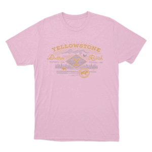 Yellowstone Dutton Ranch Unisex T Shirt Pink