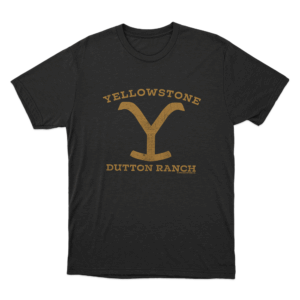 Yellowstone Dutton Ranch Y Logo Unisex T Shirt Black