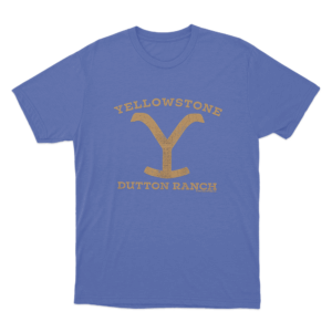 Yellowstone Dutton Ranch Y Logo Unisex T Shirt Blue
